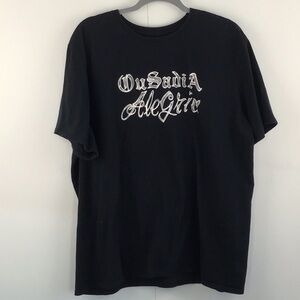 Nike /Ousadia Alegria T-Shirt Tee Men’s XL Short Sleeve black T-shirt.